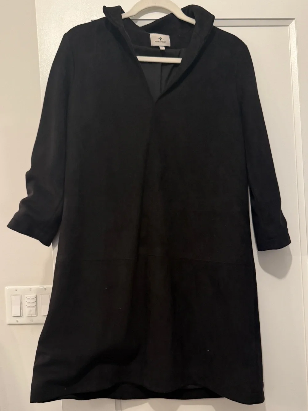 Tuckernuck Black Long Sleeve Tunic Dress